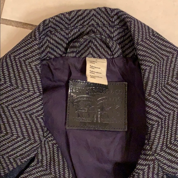 Rare Levi’s Perfecto style denim jacket Medium - Picture 2 of 8